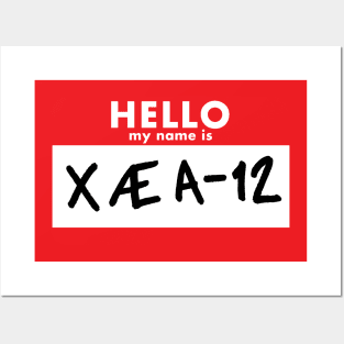 Hello My Name is X Æ A-12 Posters and Art